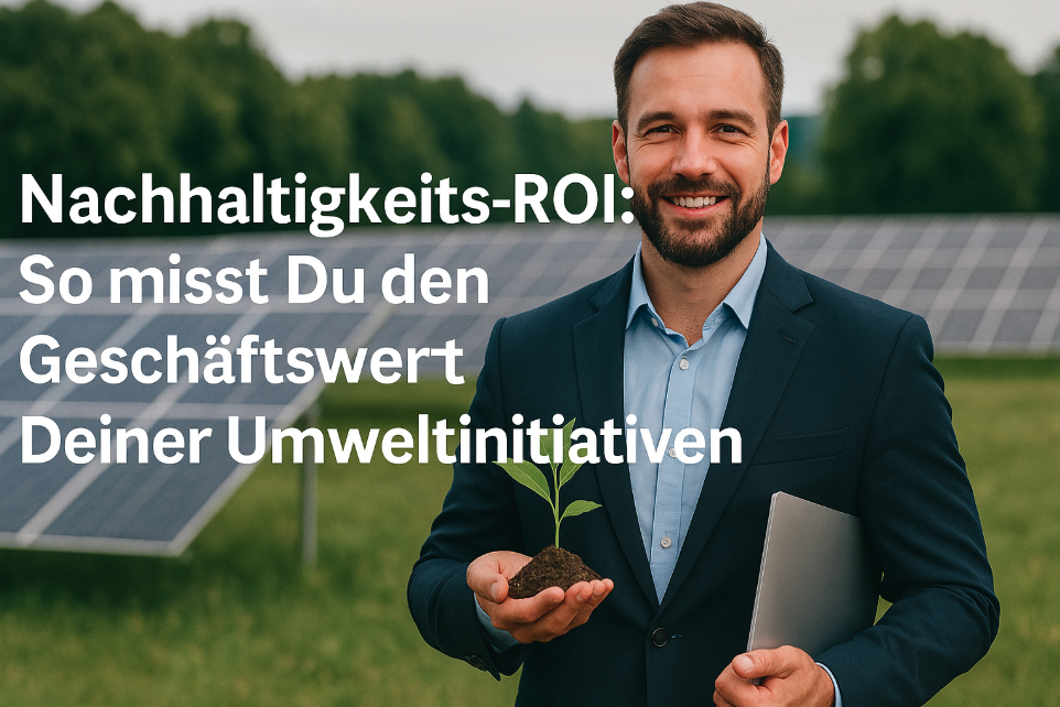 Nachhaltigkeits-ROI: So misst Du den Geschäftswert Deiner Umweltinitiativen