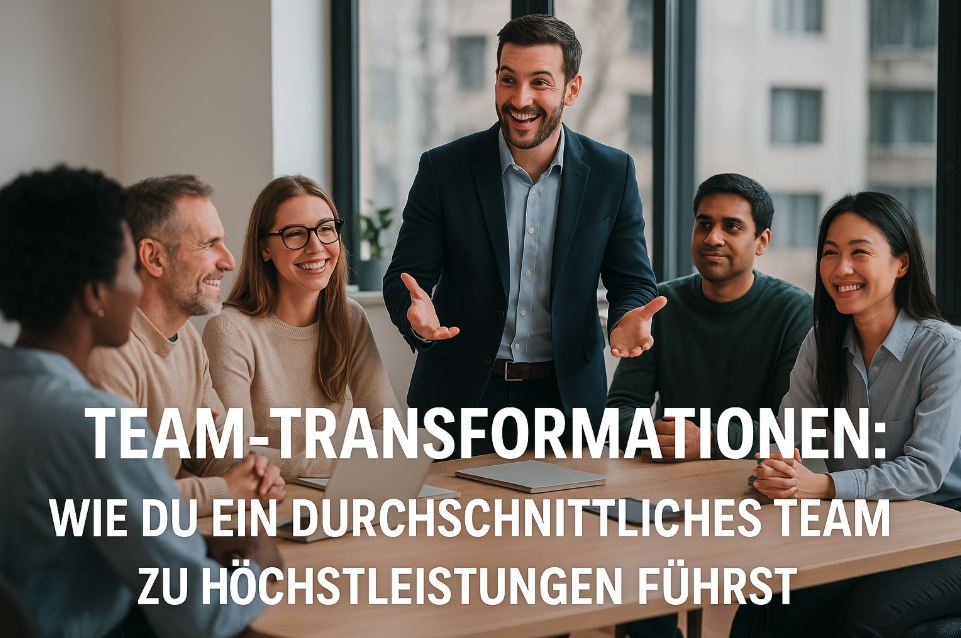 Team-Transformation: Wie Du ein durchschnittliches Team zu Höchstleistungen führst